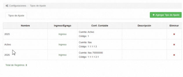 Editar Configuracion