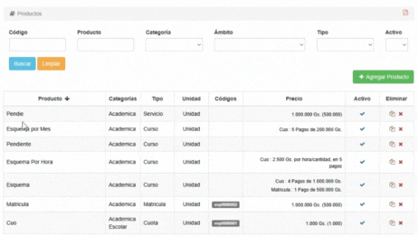 Seleccionar registro a editar
