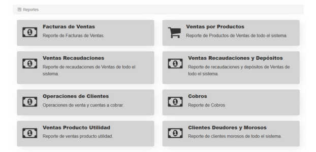 Vista Reporte