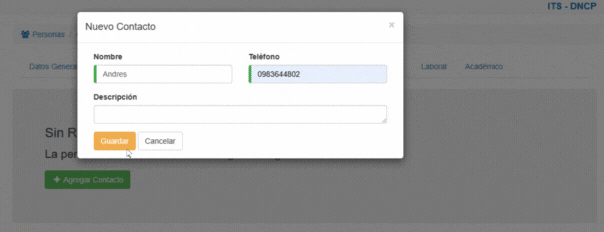 Formulario Urgencias