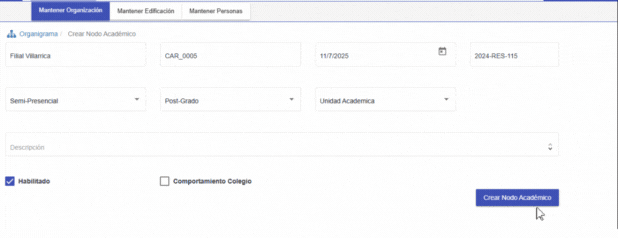 Formulario Academico