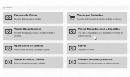 Acceder Recaudaciones y Depositos