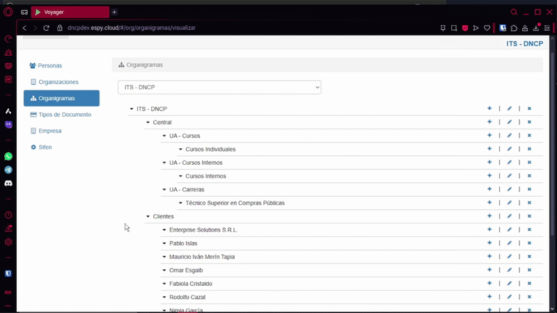 Formulario de edición precargado