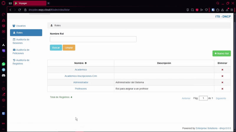 Seleccionar registro a editar