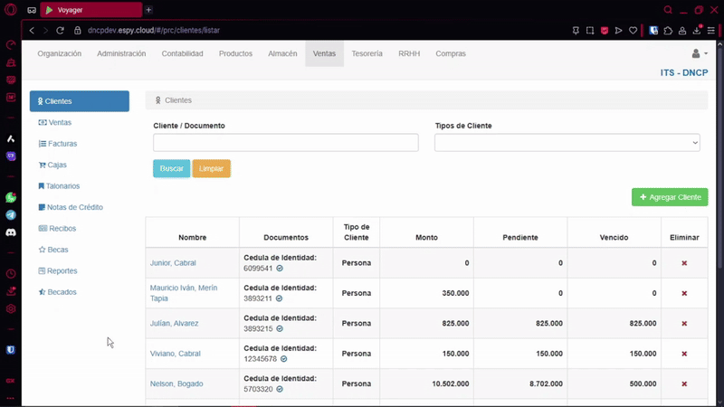 Filtros de búsqueda