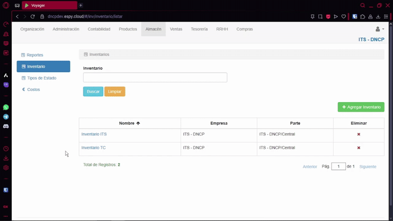 Listar Tipo de Documentos