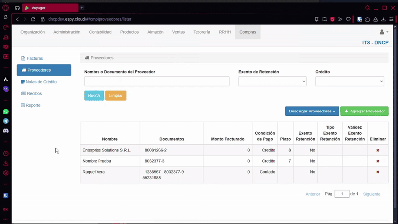 Filtros de búsqueda