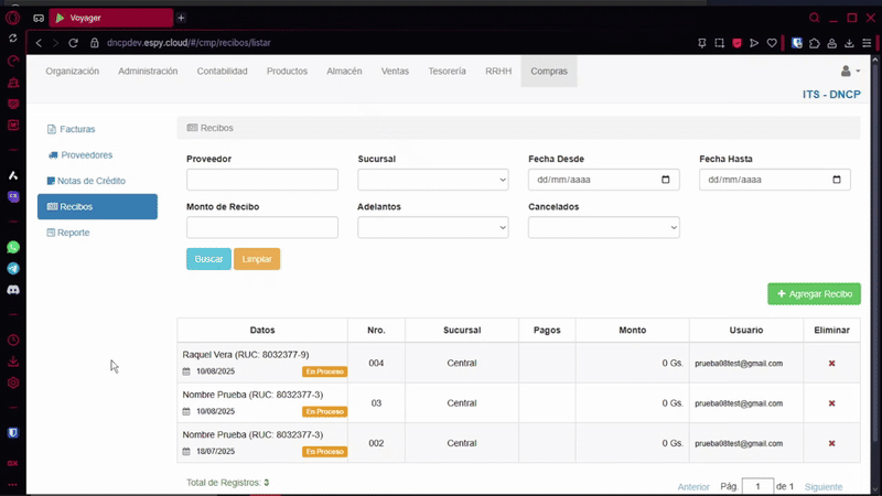Filtros de búsqueda