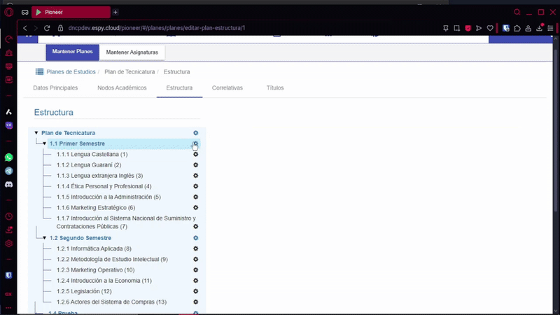 Agregar nuevo Asignatura