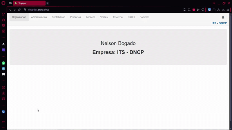 Acceso a Organizaciones