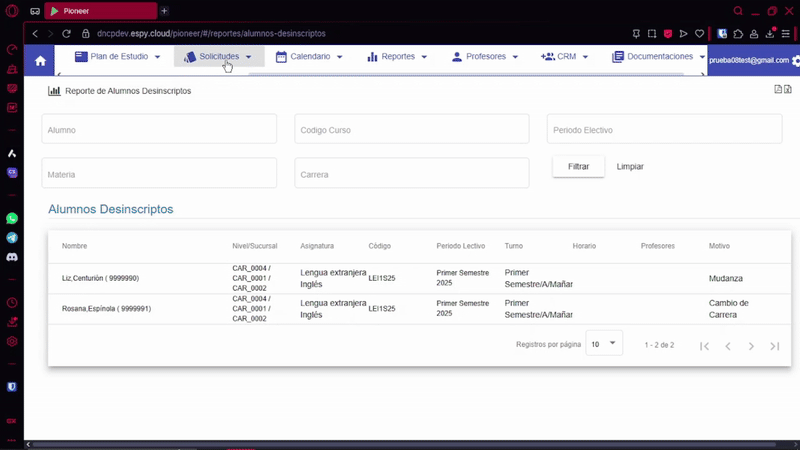 Vista Curso(Inscripcion)