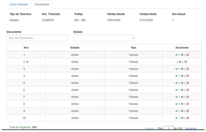 Documentos de Talonario